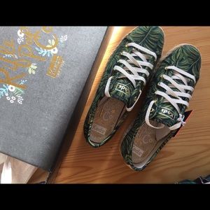Rifle paper co. X keds triple kick palms